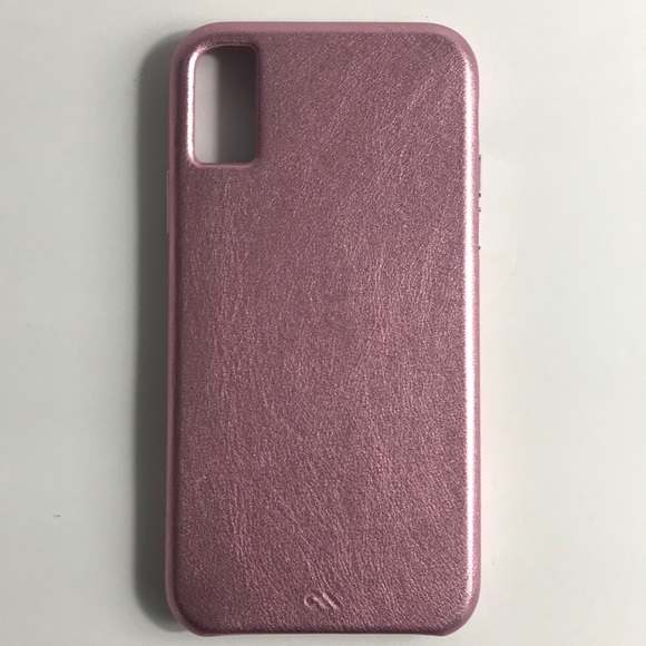 iPhone X/Xs Barely There Genuine Leather Case - Picture 2 of 5